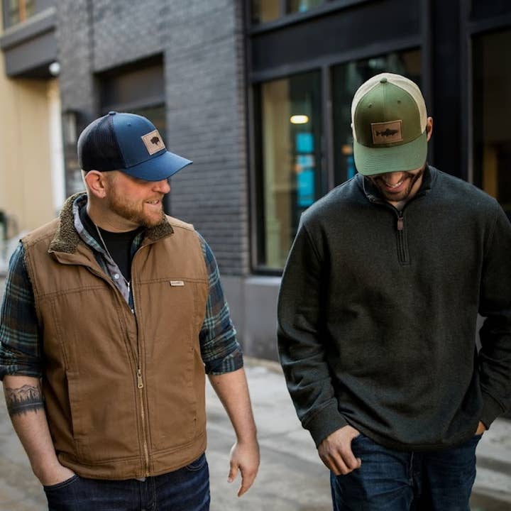 Range Leather Co. - Wholesale Trucker Hat - Unisex - Texas Flag Hat | Leather Patch Trucker Hat9