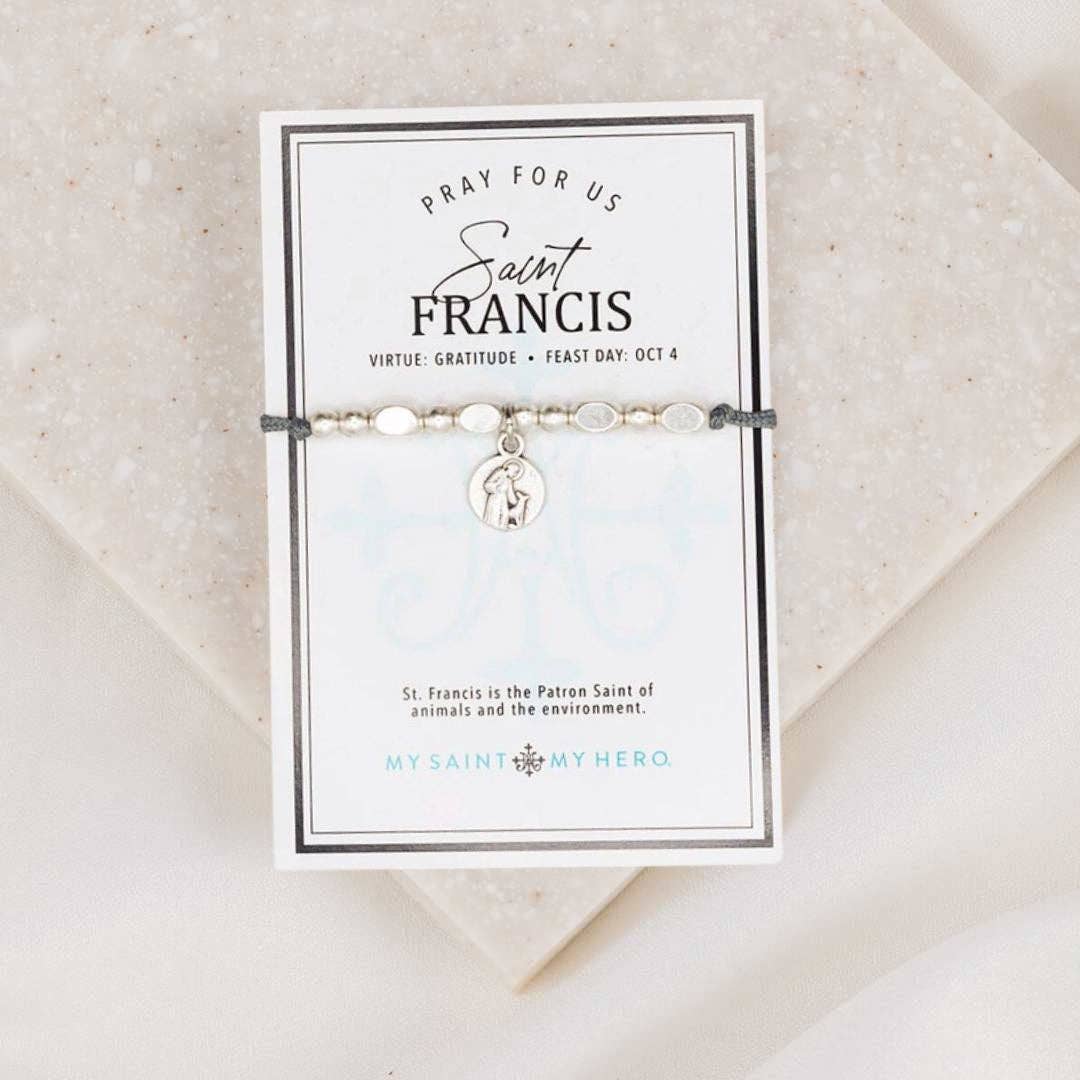 My Saint My Hero - Wholesale Charm/Dangle Bracelet - Saint Francis Little Saints Bracelet