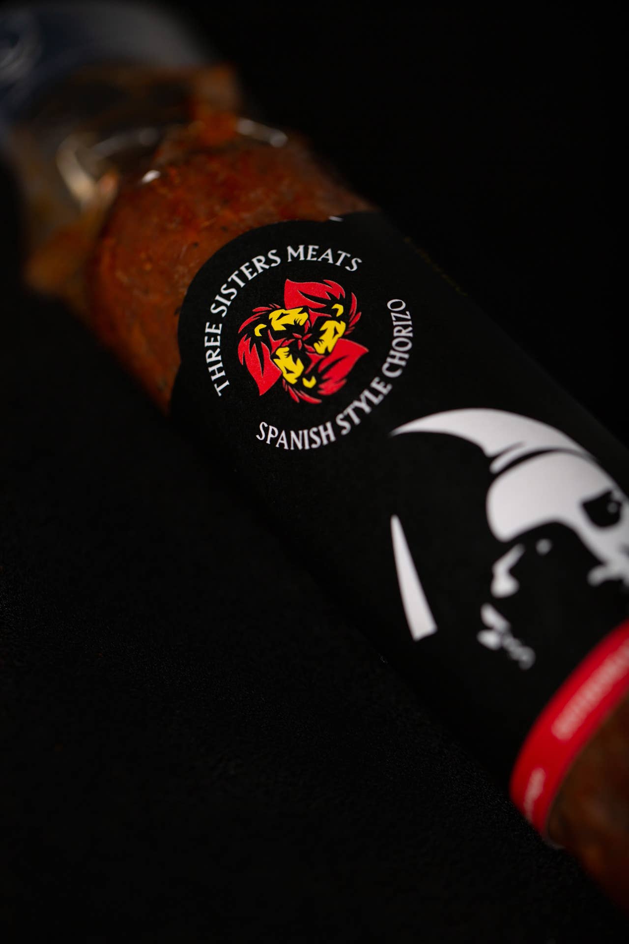 Three Sisters Artisanal Meats - Vente Salamis - Liens chorizo séchés à sec de 6 oz - Caisse de 121