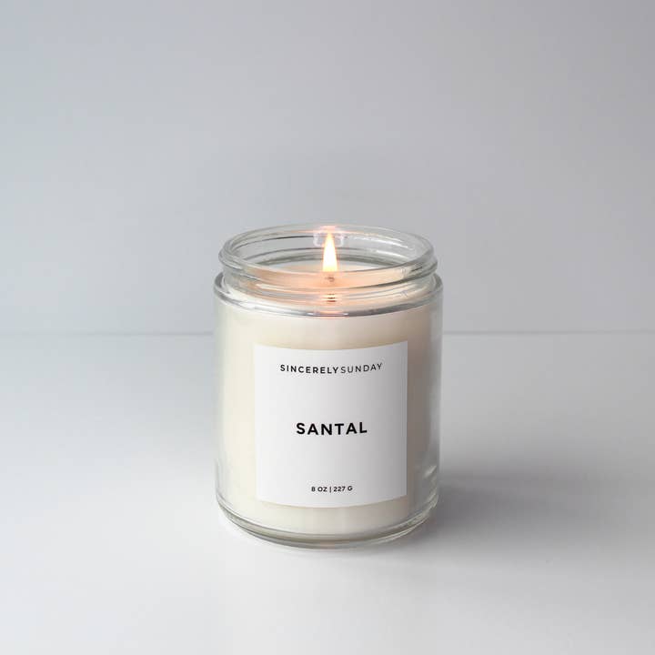 Sincerely Sunday - Wholesale Jar/Filled Candle - Santal Tester Candle Refill | Inspired by Le Labo2