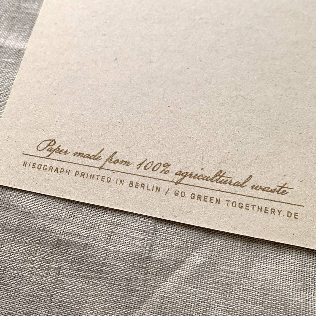 Togethery - Wholesale Christmas Card - Postcard/Typo/Merry Xmas/Teal1