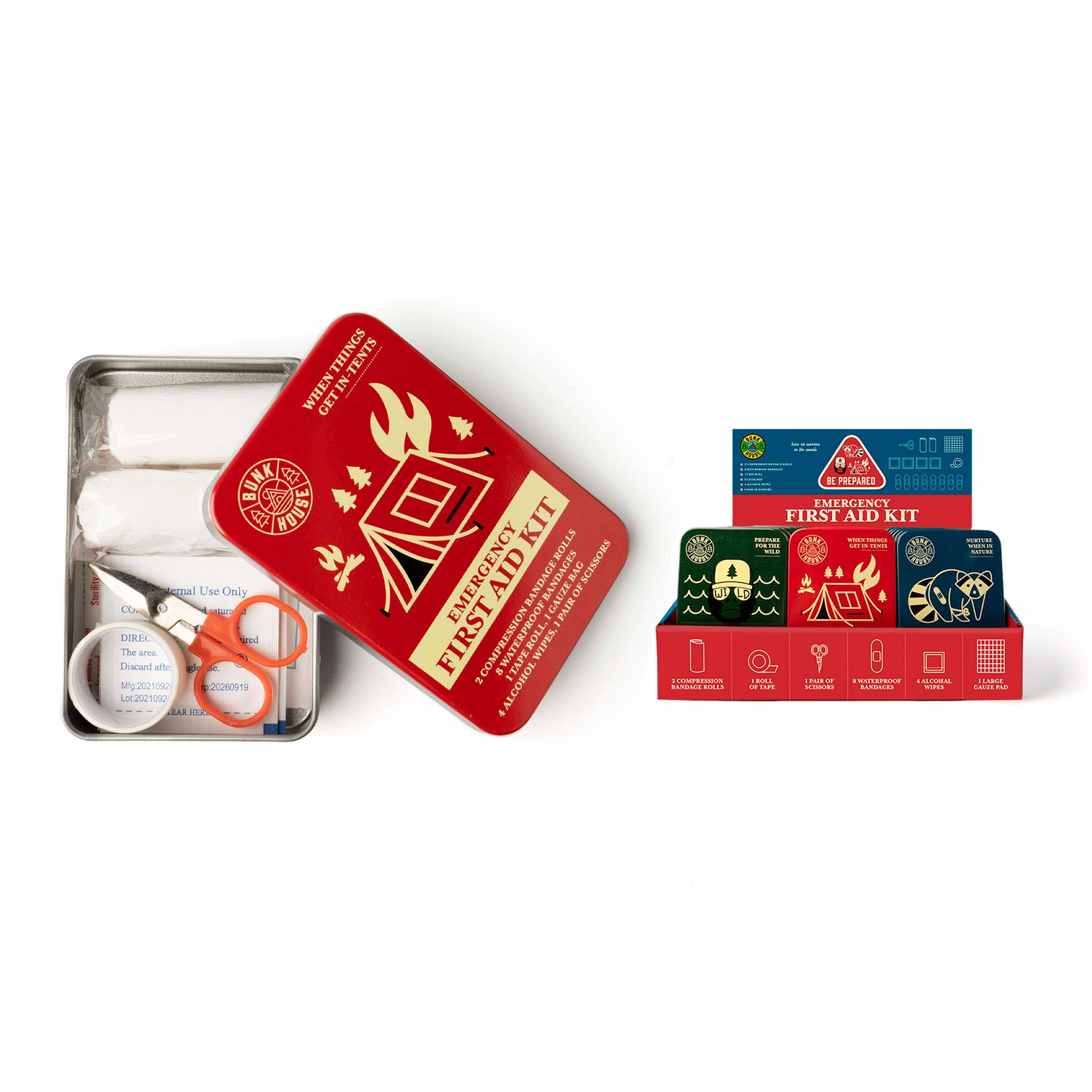 DM Merchandising - Wholesale First Aid Kit - Bunk House Emergency First Aid Kit