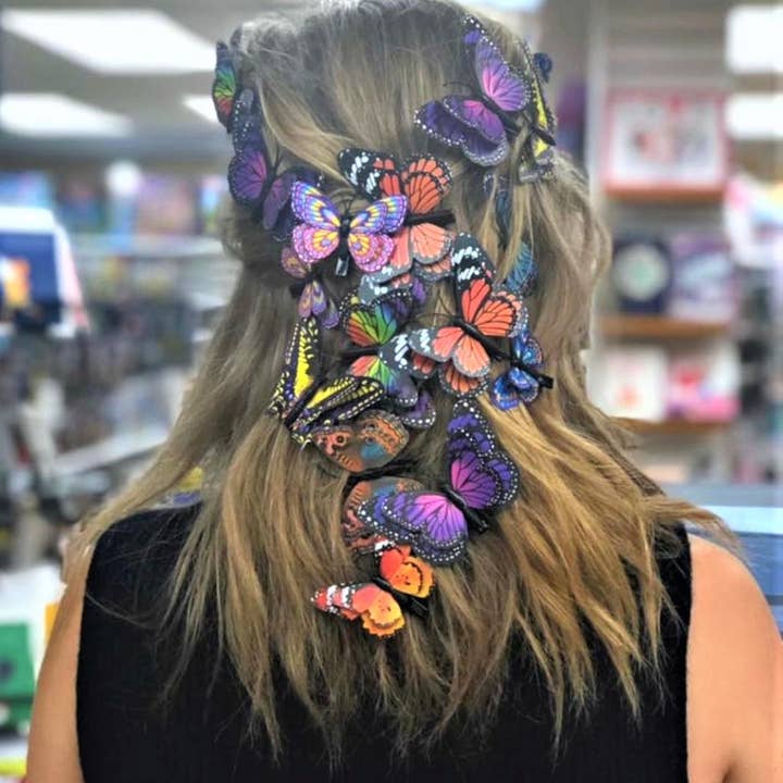 Flutter Gallery - Wholesale Ornament Set - GLOW Butterfly Clip Bundle of 1004