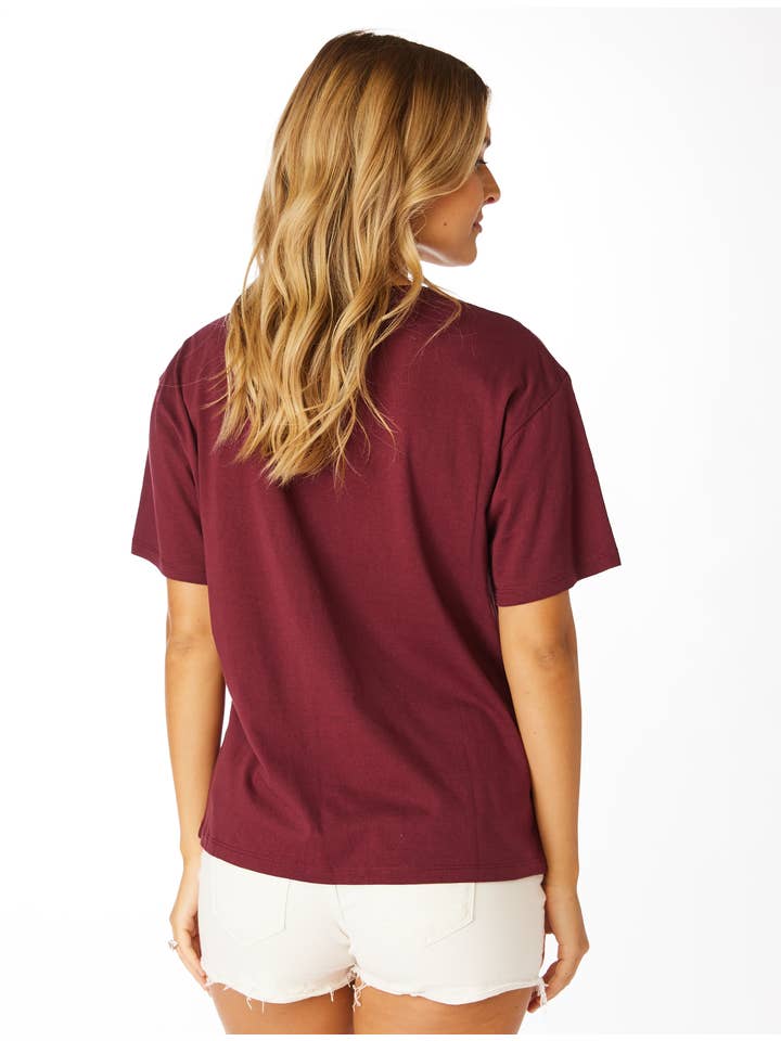 Stewart Simmons - Wholesale T-shirt met print - Dames - The State Varsity Boyfriend T-shirt4