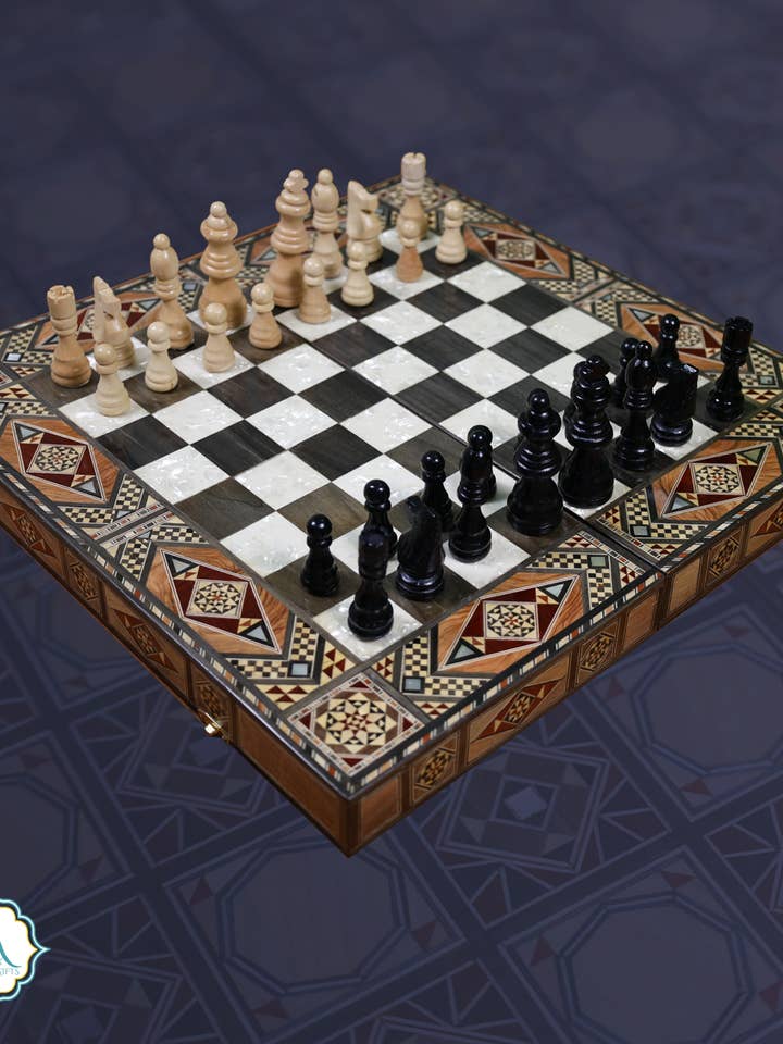 Chess Pieces Set of 32 Pieces, Wood Large Chess Pieces Set, for wholesale by JOUZ