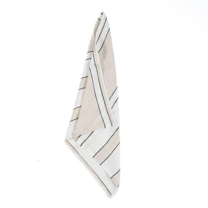 The Provence Napkin - Natural Black White - 45x45 and other Purchase Wholesale black linen napkins. Free Returns & Net 60 Terms on Faire trending on Faire.