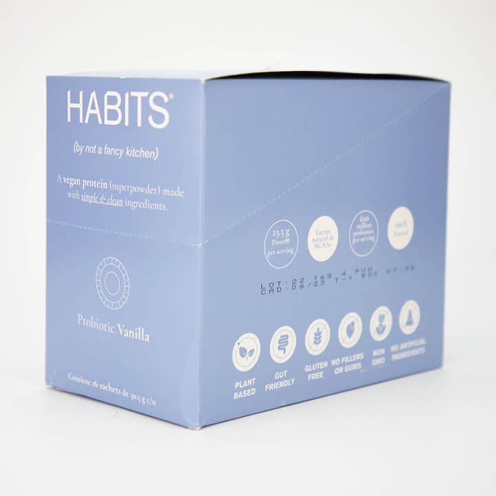 NFit USA - Fitness Market - Wholesale Proteïne/superfoodpoeder - Habits eiwitzakjes voor eenmalig gebruik (vanille)0