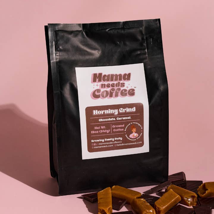Morning Grind Ground Coffee – Medium Roast For Busy Moms for wholesale by Mama Needs Coffee™