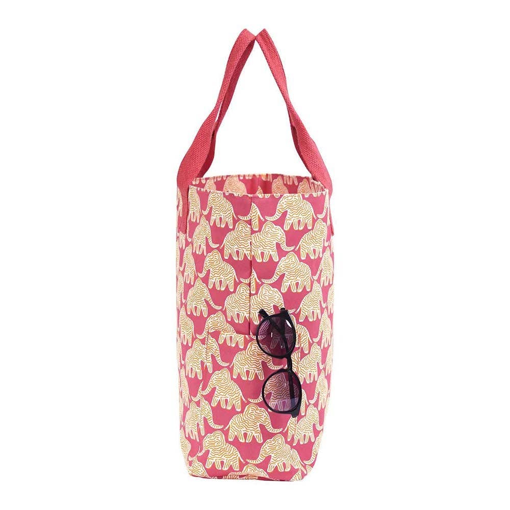 rockflowerpaper - Wholesale Tote Bag - Women's - Elephants Canvas Carryall Tote Bag5