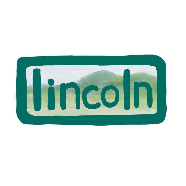 Destination: Lincoln Vermont - Magnet or Sticker for wholesale by Hudson Illustration Co - About Town Co