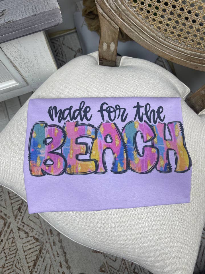 Made for the Beach (Gildan Sublimation T-Shirt) for wholesale by 1/2 Penny Wholesale
