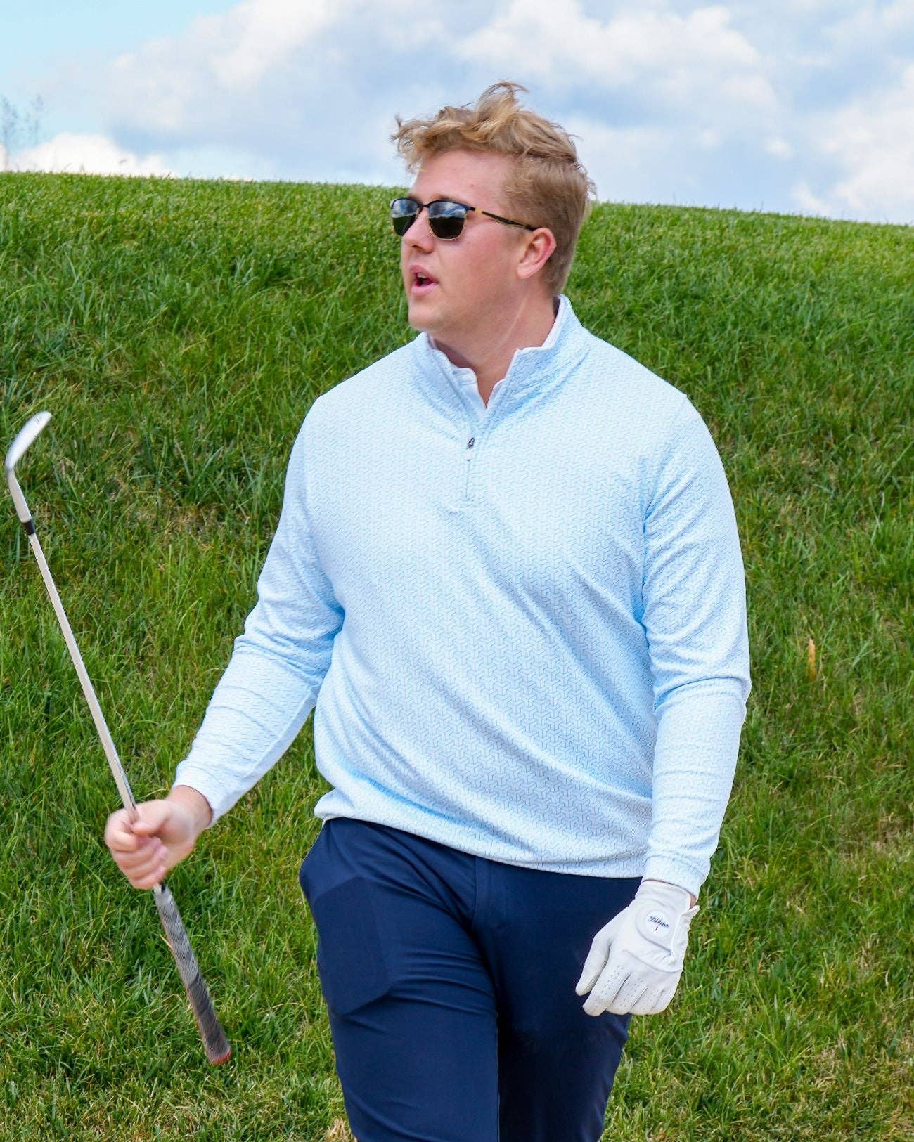 USA Palm - Wholesale Sweatshirt - Unisex - Cloud 1/4 Zip85