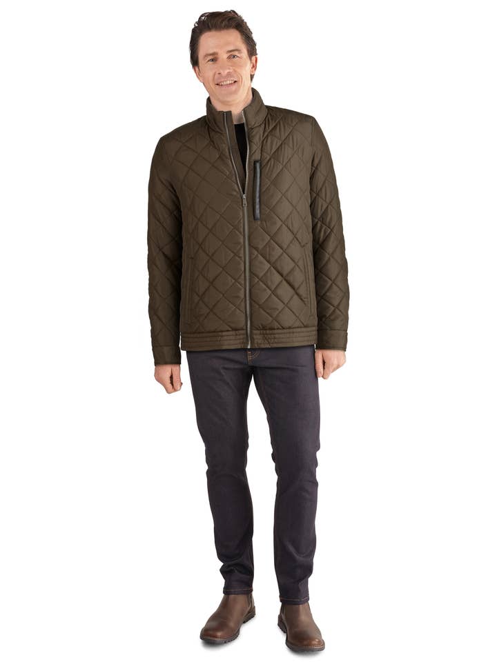 Cole Haan - Wholesale Jacket - Men's - COLE HAAN SHERPA LINED QUILT JACKET