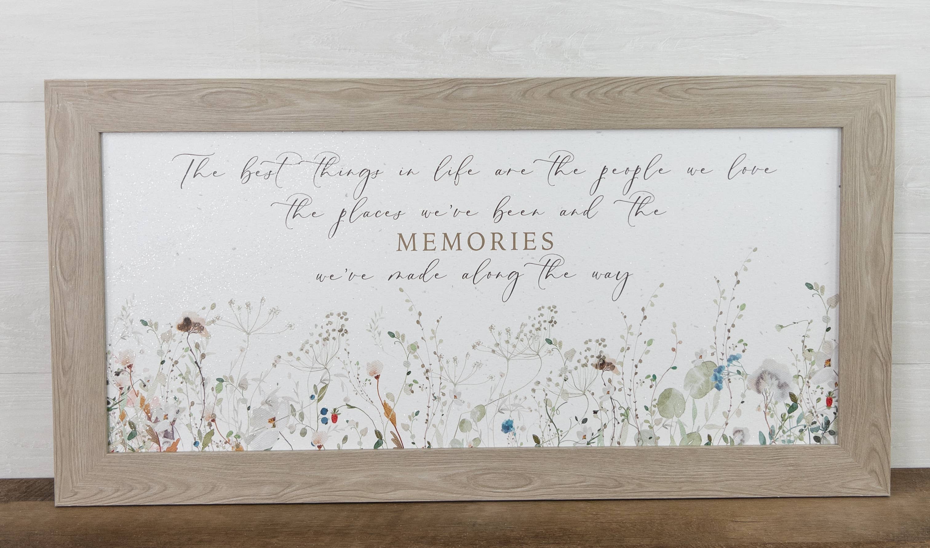 Summer Snow Art - Wholesale Sign - The Best Things In Life People Places Memories Art Sign0
