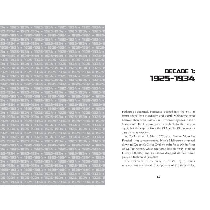 Gelding Street Press - Wholesale Sports and recreation - Australian Football's 100 year club3