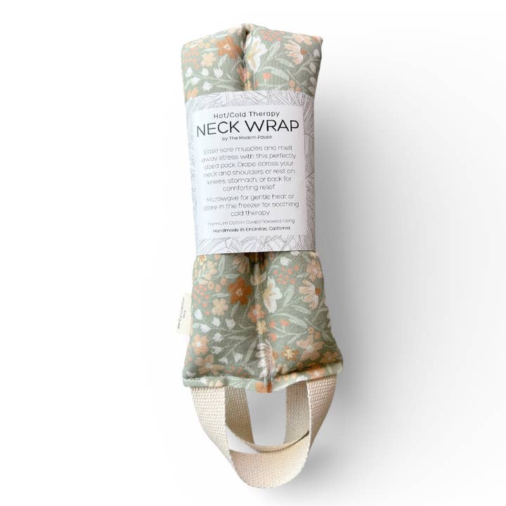 Neck Wrap - Cottage Floral in Sage for wholesale by The Modern Pause