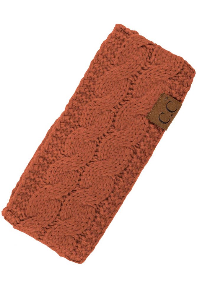 Hana - Wholesale Fashion Headband - Women's - C.C Cable Knit Solid Headband48