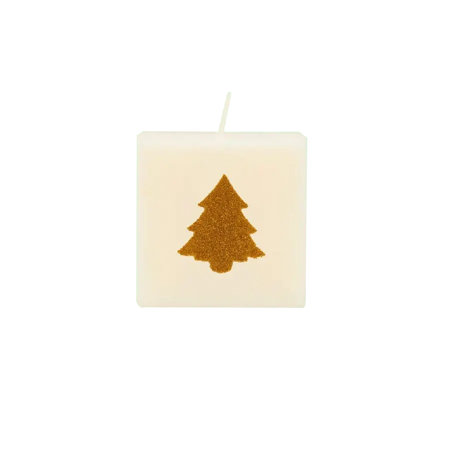 The Gift Label - Wholesale Tea Light Candles - LETTER AND NUMBER CANDLE - CHRISTMAS TREE0