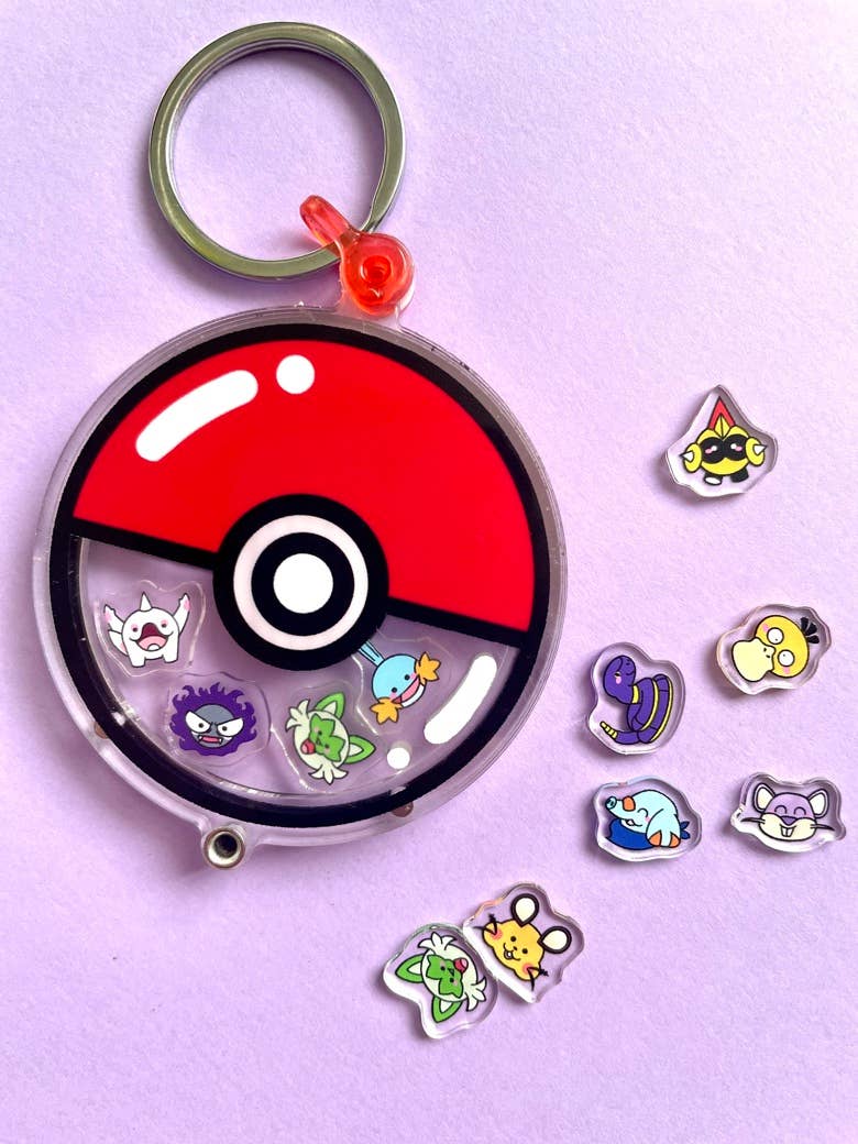 Girafette - Vendita all'ingrosso Portachiavi - Unisex - Bustine a sorpresa per portachiavi shaker Pokeball - Serie 13