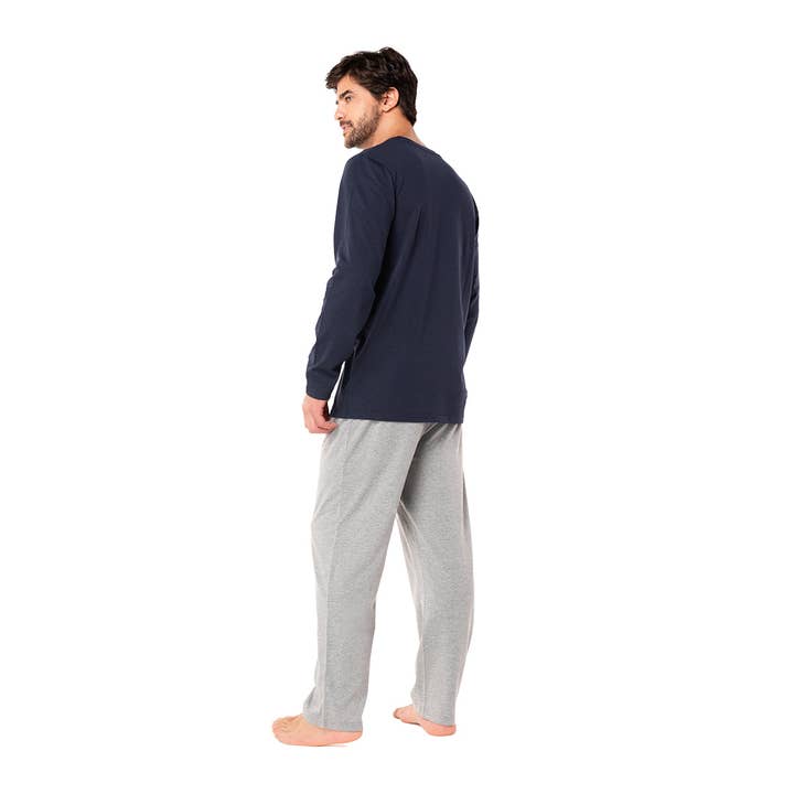 TOP - Wholesale Sleepwear set – men's - Men Pajama Cotton Blend - Colors8