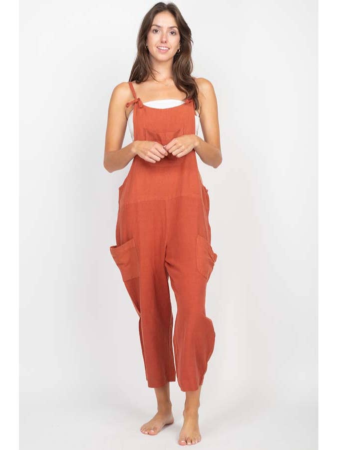 Lakhays Collection Inc. - Vendita all'ingrosso Salopette - Donna - Tuta in canapa Easy Slouchy2