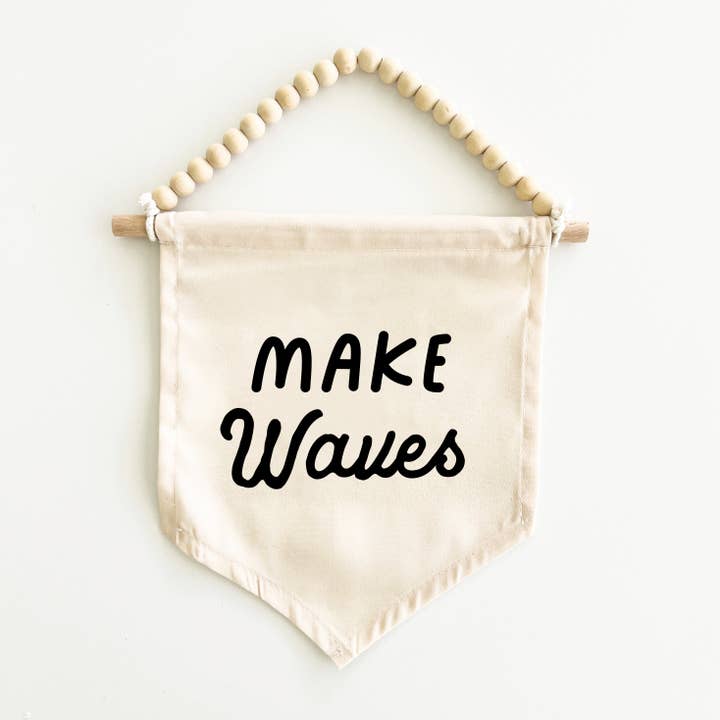 Insegna da Appendere "Make Waves" per la vendita all'ingrosso da parte di Hunny Prints
