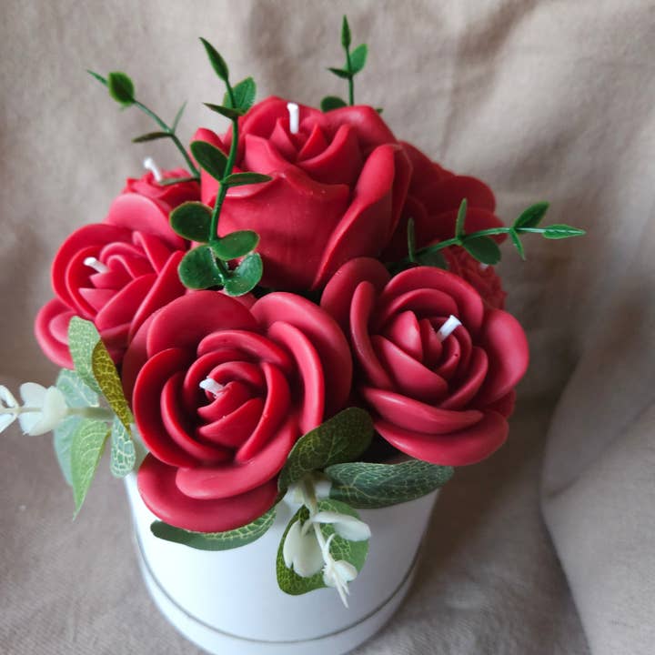 Roses Candle or Wax Melts Bouquet for wholesale by London Home Scents
