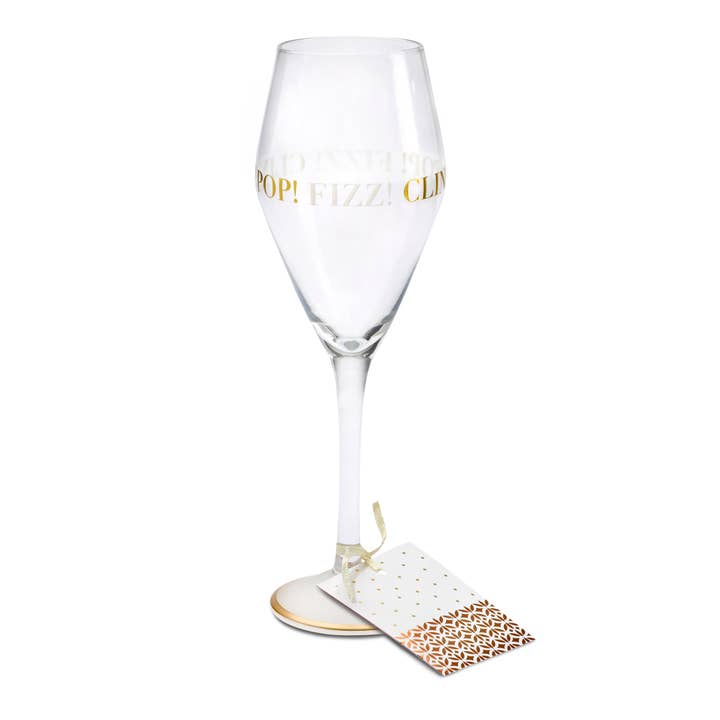 Gaeltag USA LLC – wholesale Wine glass – Clink! Pop! Fizz! Wine Glass (Megan Claire)