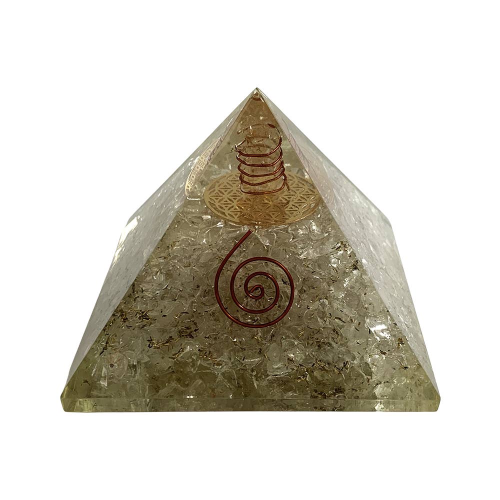 VIE - Wholesale Spiritual Stone/Crystal - Orgone Reiki Healing Pyramid - Energy Cleansing, 7.5cm32
