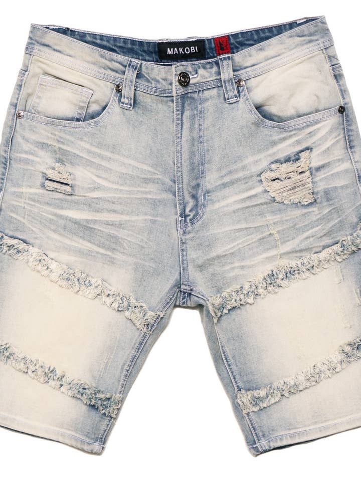 Pantaloncini in denim M967 Noah - Light Wash per la vendita all'ingrosso da parte di Makobi