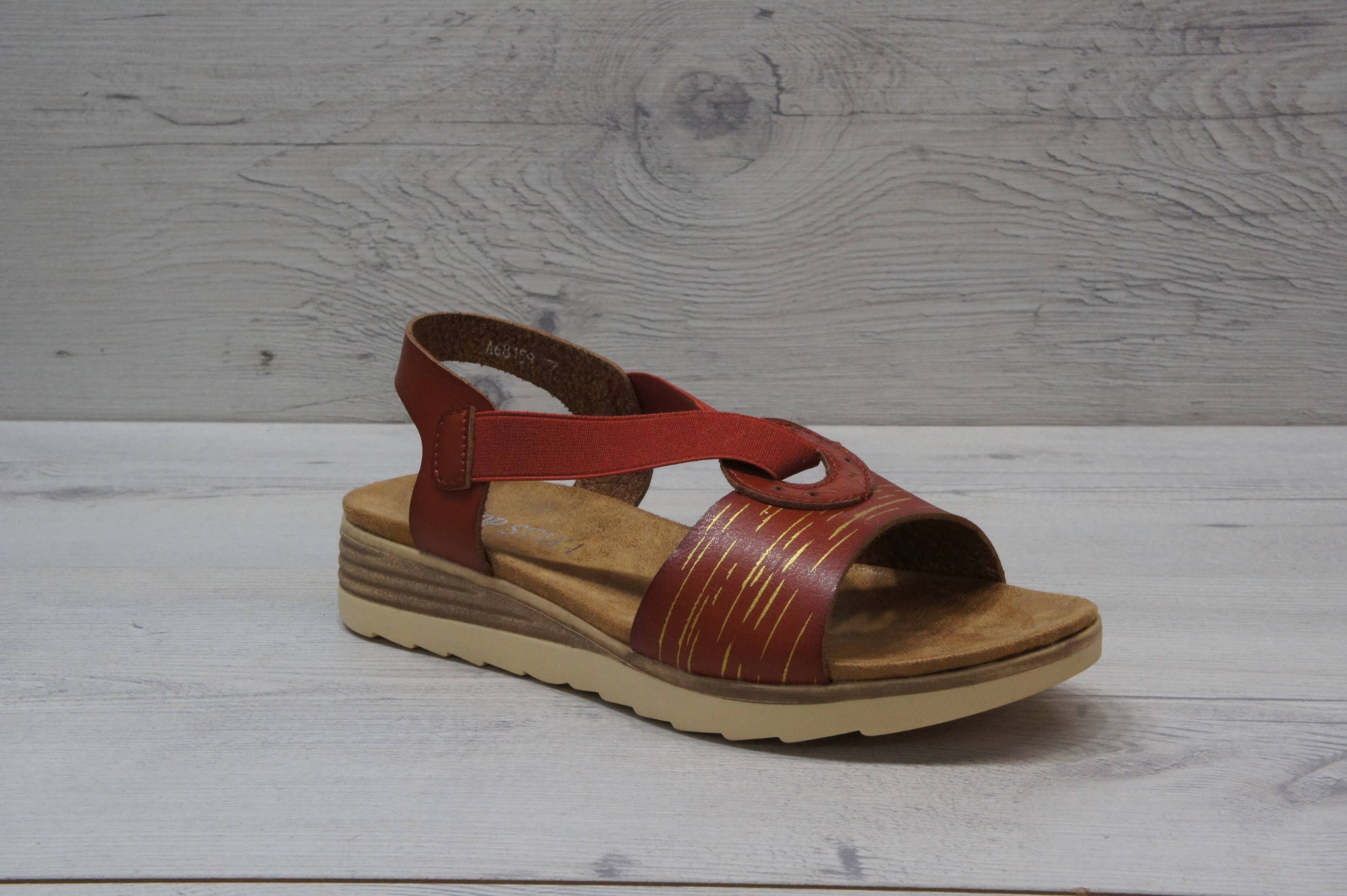 Top Staka – wholesale Sandals – Women's – A68159 Women's Plain Simple Circular Elastic Strap Sandals24