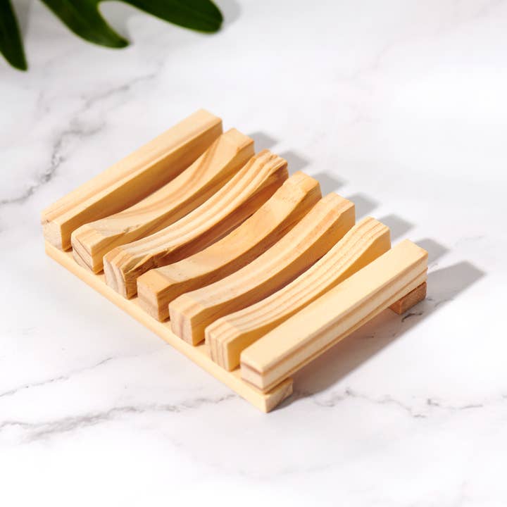 Desesh - Wholesale Bath soap dish - Wood Soap Dish (Natural Color, Unbranded, Unpackaged) 3