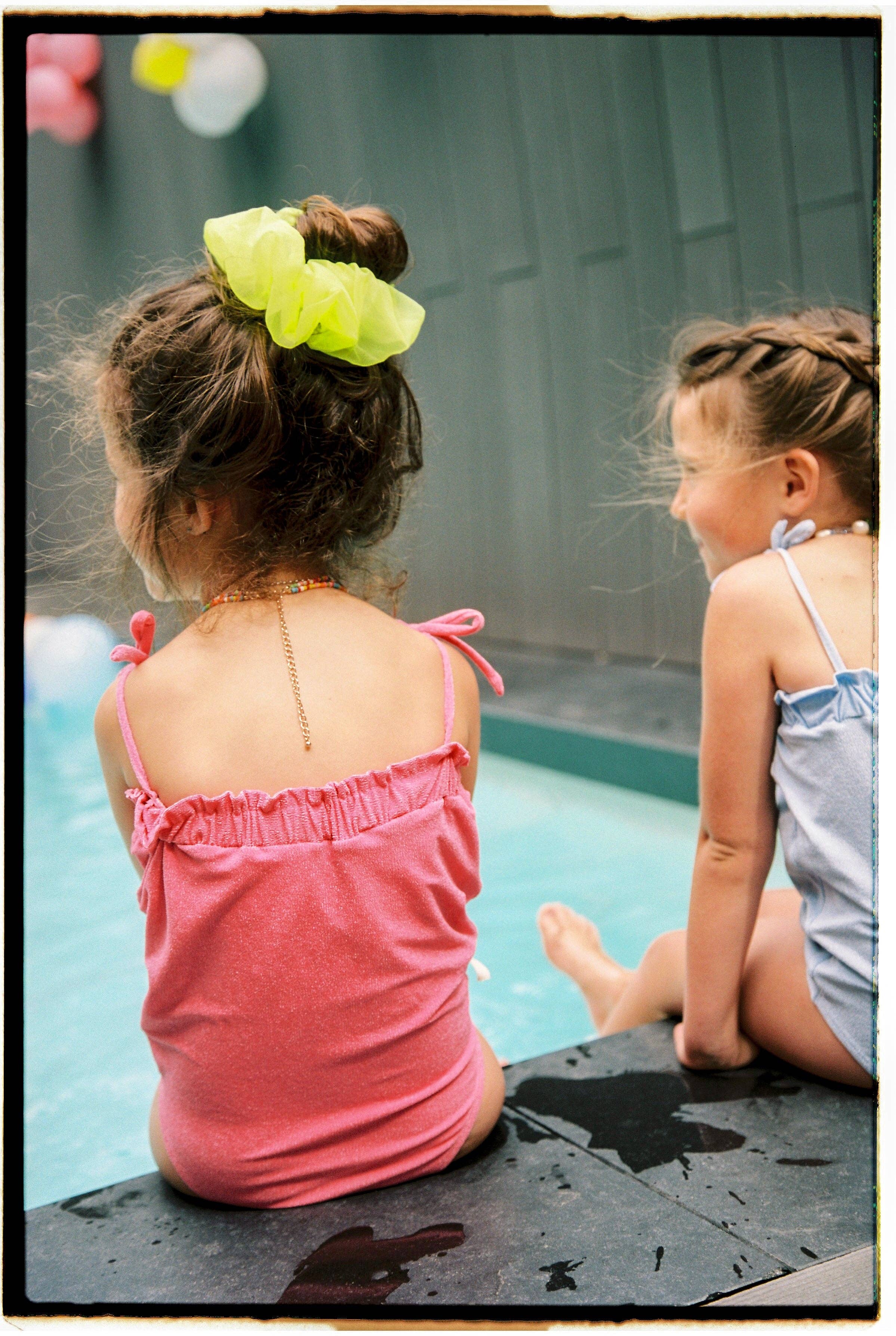 Type Swimwear – Engroshandel Badedragt - Børn – Børne-badedragt Bandeau med Sløjfer4