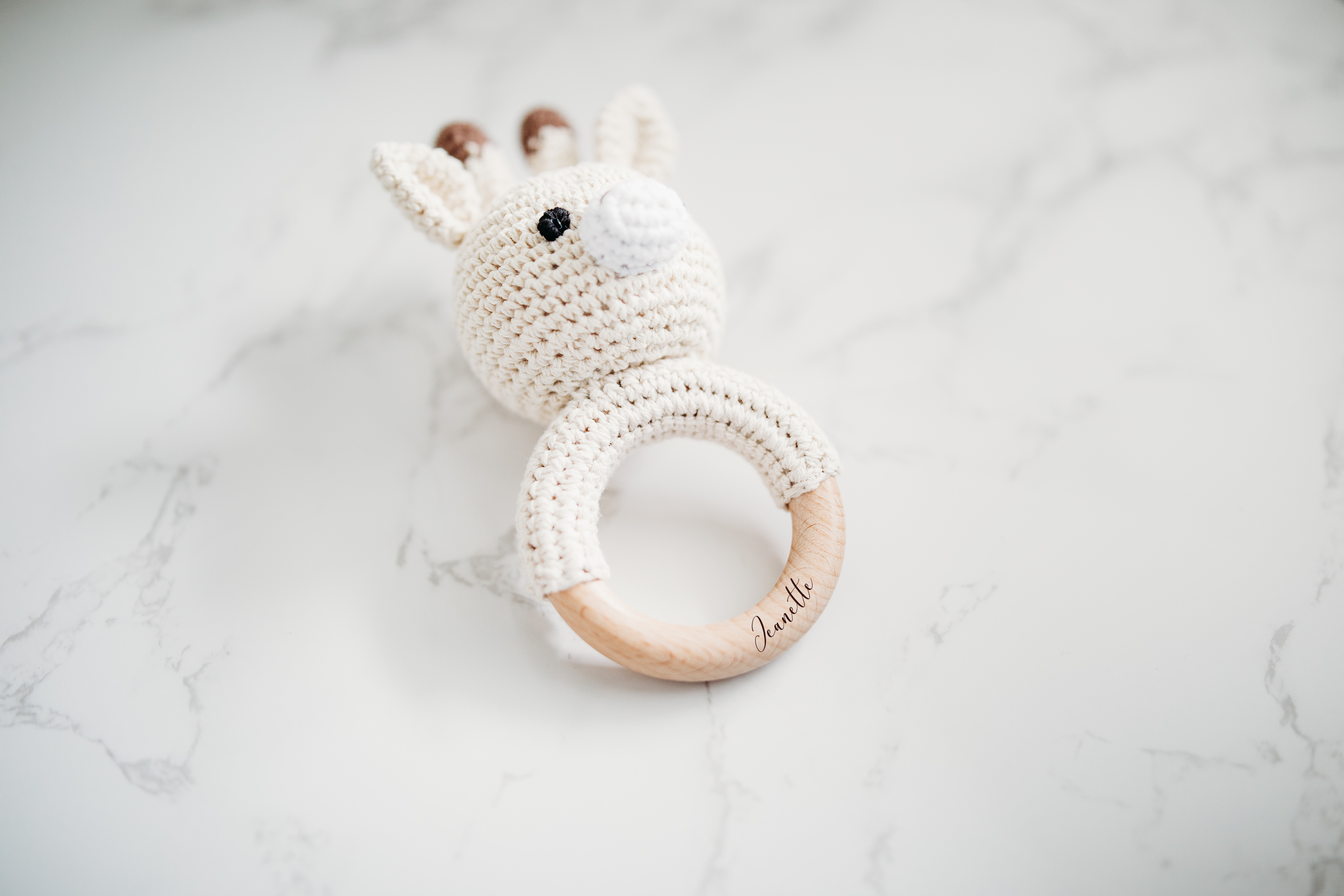 Grow With Me Baby Co - Wholesale Handheld Rattle - Baby - Baby Rattle, Crochet Baby Rattle, Animal Rattle1