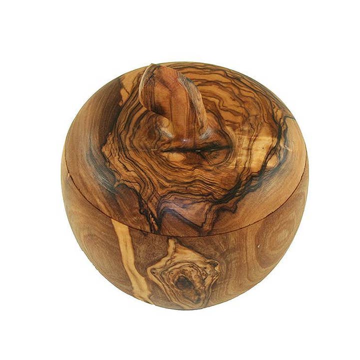 olivenholz-erleben - Wholesale Decorative Plate/Dish/Bowl - Apple shaped tin2