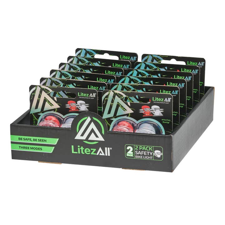 LitezAll - Wholesale Biking Accessories - LitezAll LED Bike Safety Lights Headlight and Tail Light19