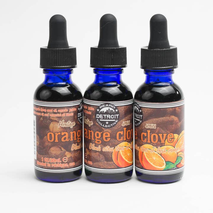 Detroit Beard Collective/Beard Crate - Wholesale Beard Styling Product - Orange Clove Beard Oil