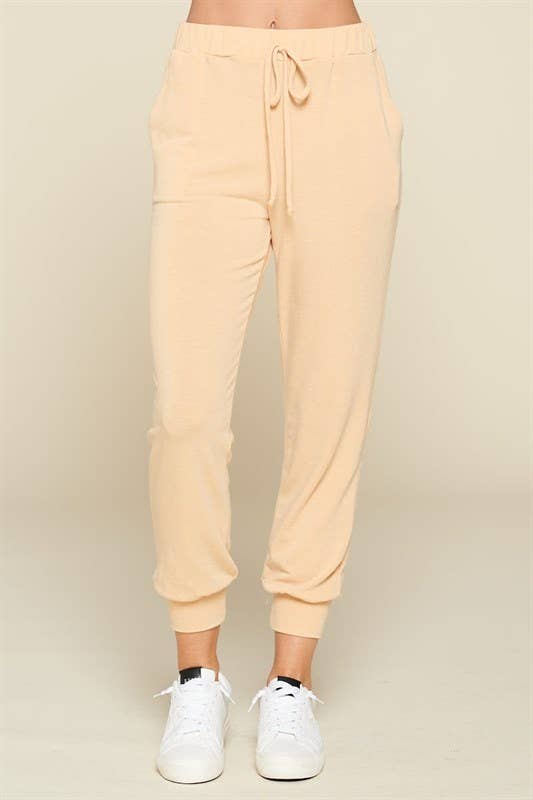 Emerald Collection - Vendita all'ingrosso Pantaloni sportivi/da jogging loungewear - Donna - Pantaloni da jogging in spugna francese ETP-735 Solid Lounge Wear0