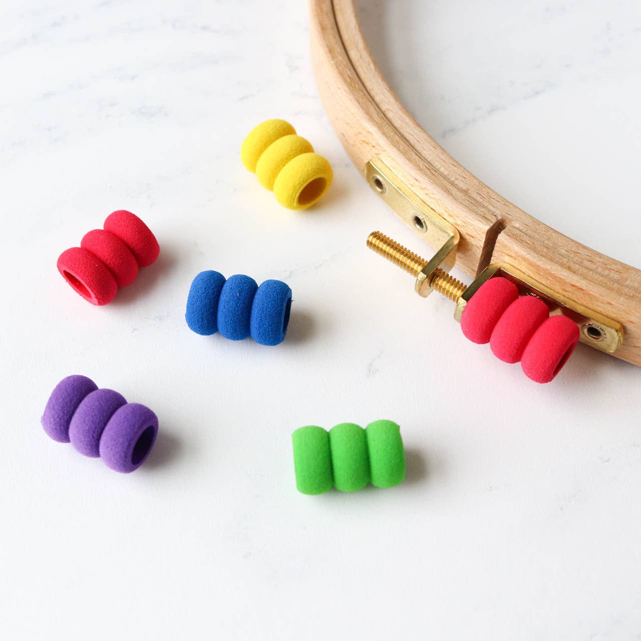 Stitched Modern - Wholesale Embroidery/Cross Stitch Supplies - Comfort Grips for Embroidery Hoop Screws1