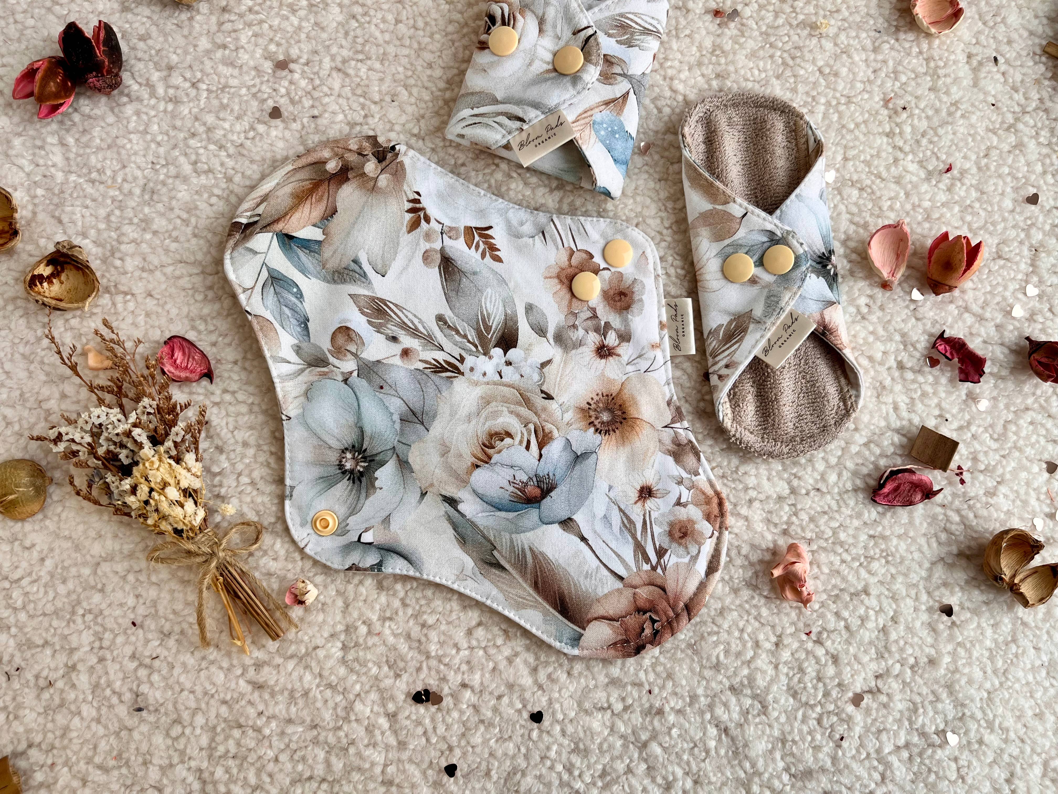 Bloom Pads - Wholesale Period Underwear - Women's - Reusable cloth Pads, washable menstrual pads, Starter pack8