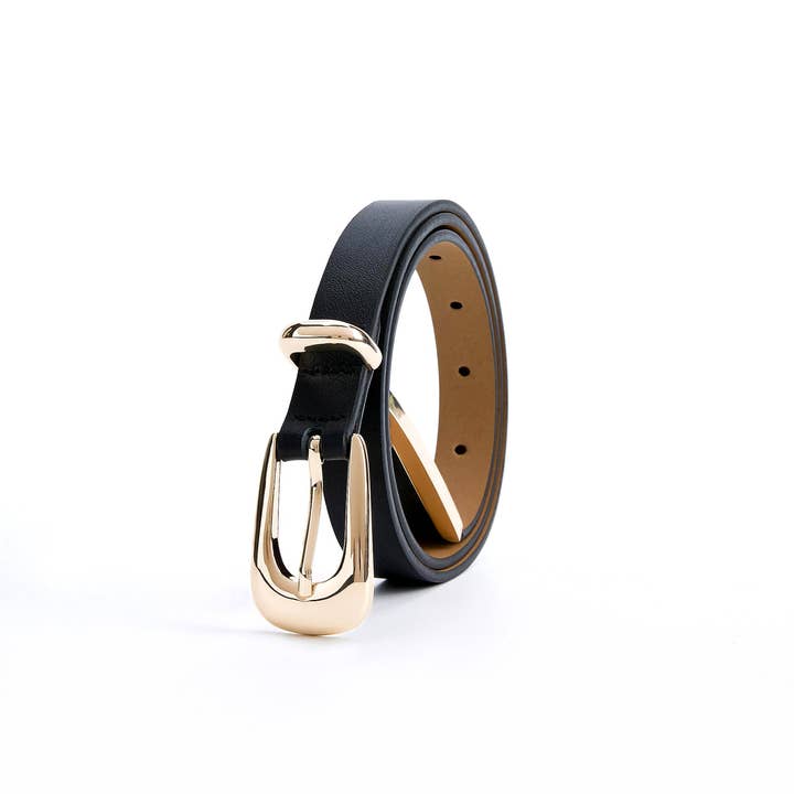 Ettika - Wholesale Belt - Women's - Modern Saddle Belt in Black2