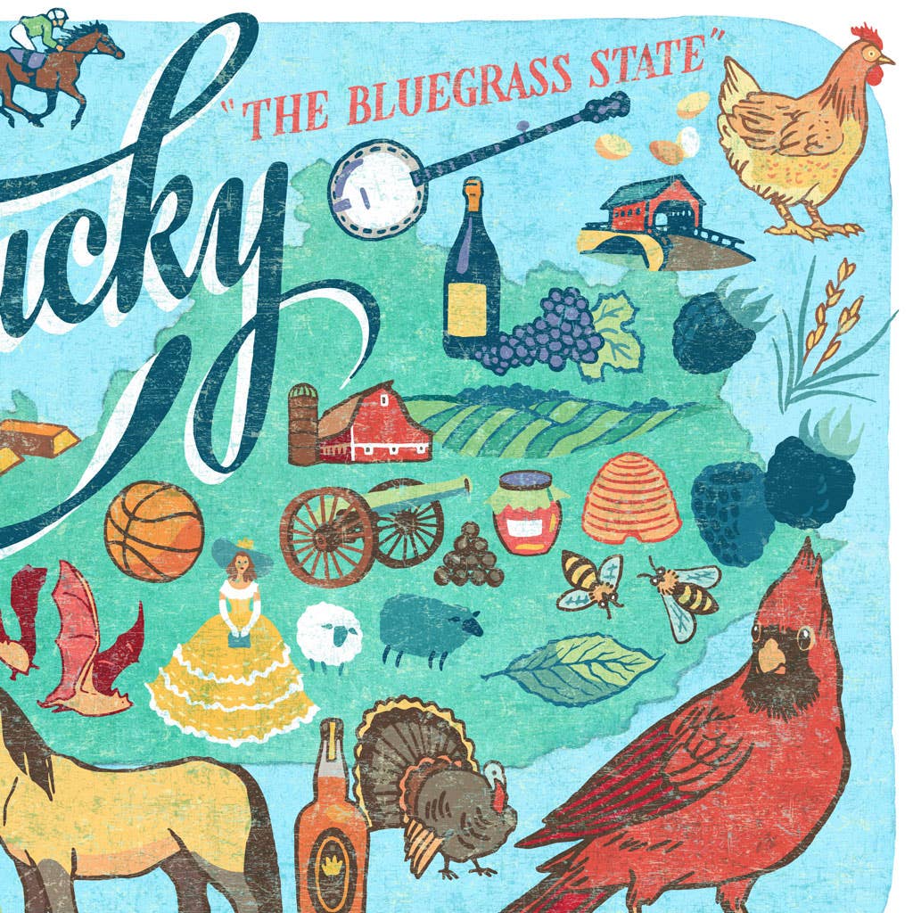 Anagram Press - Wholesale Art Print - Kentucky Print2
