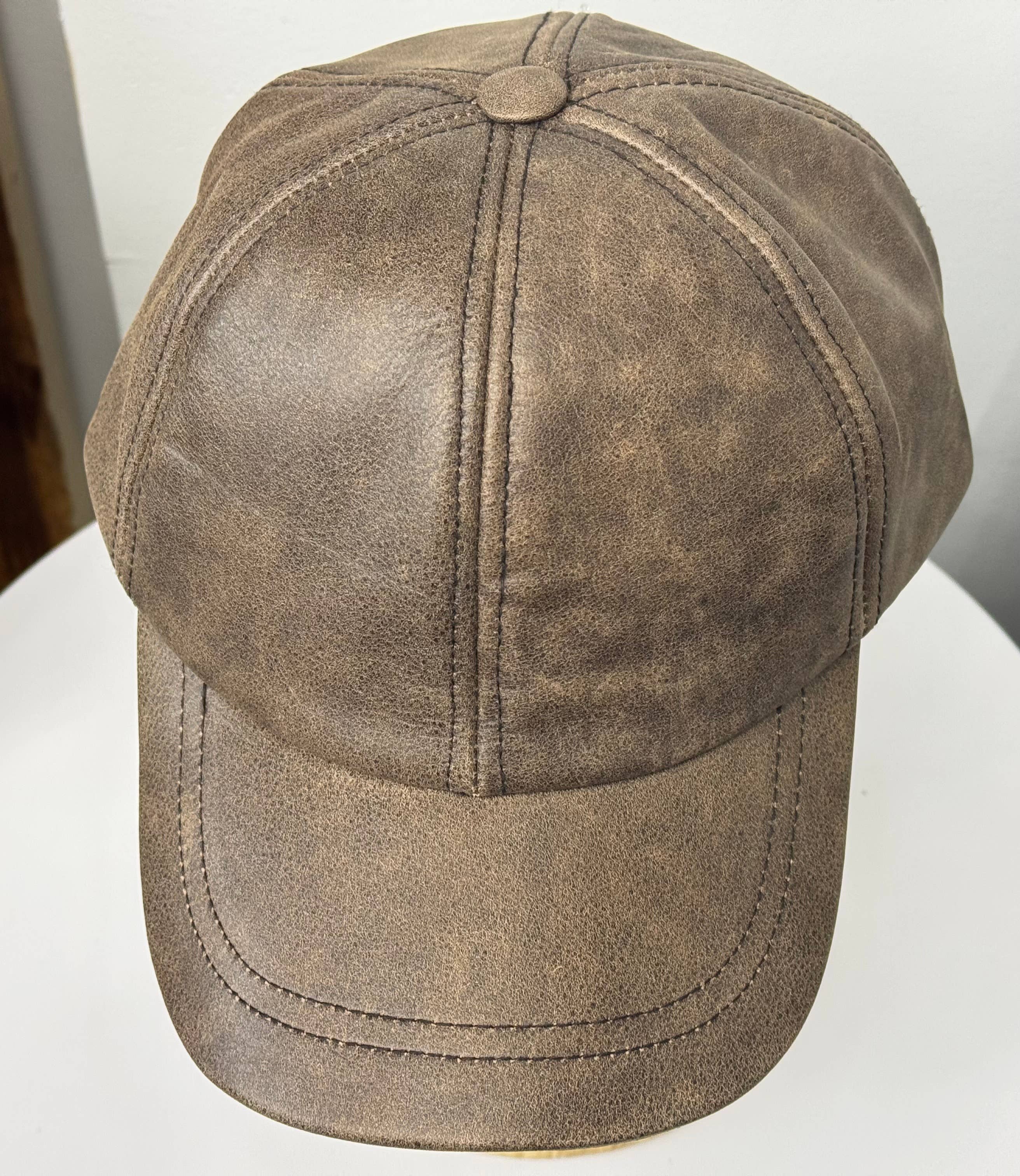 Lesa collection inc - Wholesale Baseball Cap - Unisex - Genuine Cowhide Br Leather Baseball Cap, Adjustable  Unisex 3