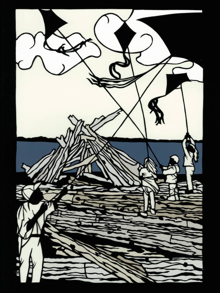 Greeting Card #79 Driftwood Gang for wholesale by Elizabeth VanDuine