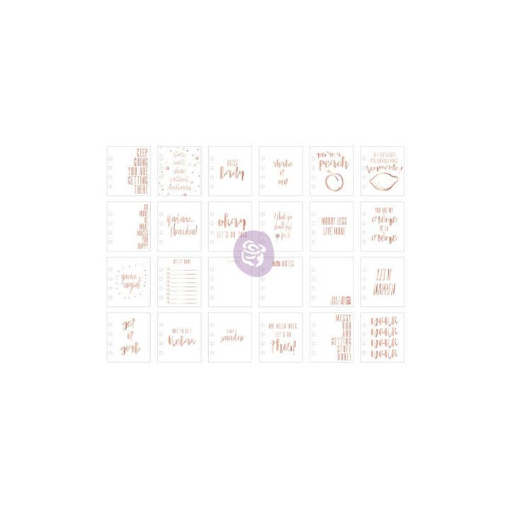 Prima Marketing Inc - Vendita all'ingrosso Set di cartoleria/cancelleria - Biglietti per diario My Prima Planner Embelishments Keep Going2