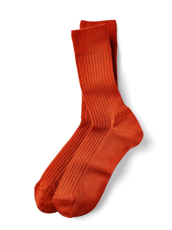 Calcetines de lana merino en morado: cálidos a la moda para venta al por mayor de BLACKSOCKS