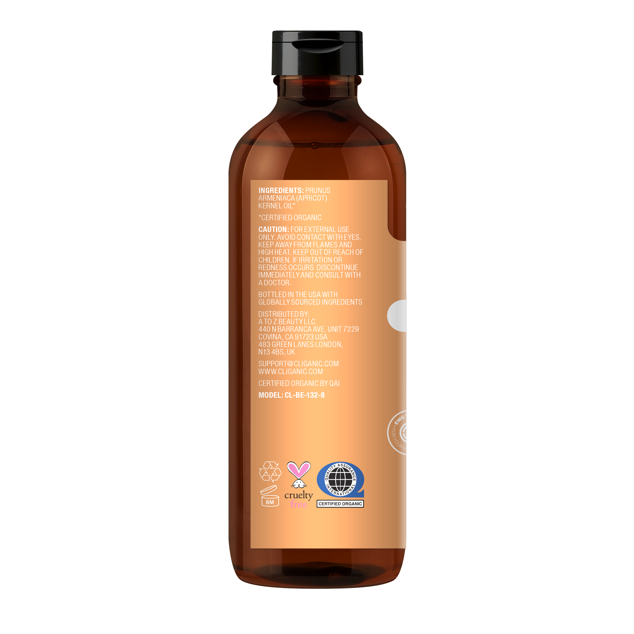 Cliganic - Wholesale Facial Oil - Carrier Oils - Organic Apricot Oil3
