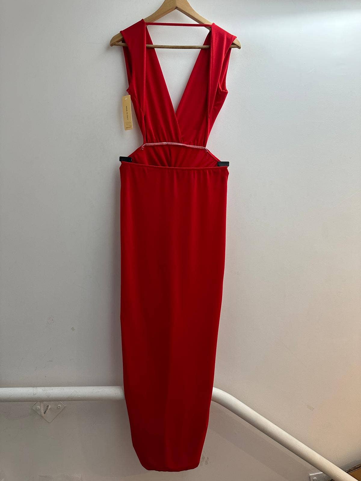 LORIANE – wholesale Dress – Women's – 5997 Plain long dress with open back one size1