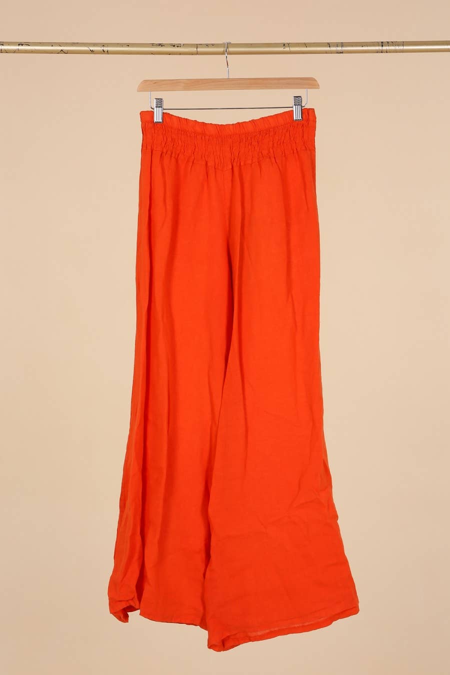 la maison des fibres naturelles - Wholesale Pants - Women's - Flared linen trousers 66031 100%LINEN21