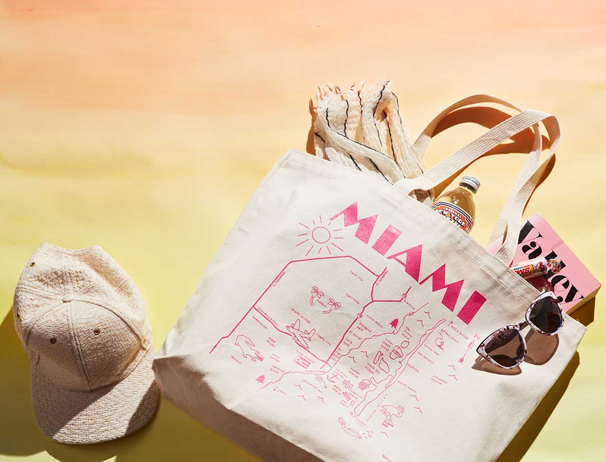 Maptote - Wholesale Tote Bag - Women's - Miami Beach Tote3
